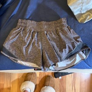 Heather we grey lulu lemon shorts